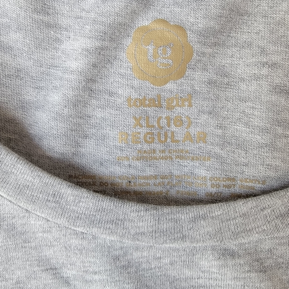 NWT Cute & Fun Sequin Flip Cat Shirt Grey XL - Picture 6 of 7